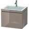 Duravit Waschtischunterbau L-CUBE m WT Vero Air 500x600x480mm 1 HL capp h