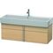 Duravit Waschtischunterbau VERO AIR 440x1184x431mm mediterrane eiche