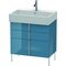 Duravit Waschtischunterbau VERO AIR 581x684x431mm stone blue hochglanz