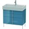 Duravit Waschtischunterbau VERO AIR 581x784x431mm stone blue hochglanz