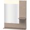 Duravit Spiegel VERO 142x650x800mm Beleuchtung eiche kaschmir