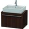 Duravit Konsolenunterschrank X-LARGE 440x700x478mm nussbaum gebürstet