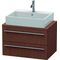 Duravit Konsolenunterschrank X-LARGE 440x700x478mm amerikanisch nussbaum