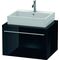 Duravit Konsolenunterschrank X-LARGE 440x700x548mm schwarz hochglanz