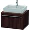 Duravit Konsolenunterschrank X-LARGE 440x700x548mm kastanie dunkel