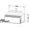 Duravit Konsolenunterschrank X-LARGE 440x1000x548mm schwarz hochglanz