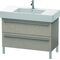 Duravit Waschtischunterbau X-LARGE 1000x470x588mm eiche kaschmir
