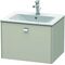Duravit Waschtischunterbau BRIOSO Griff chrom 442x620x479mm taupe matt