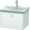 Duravit Waschtischunterbau BRIOSO Griff Frontfarbe 450x620x479mm weiß matt