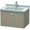 Duravit Waschtischunterbau BRIOSO Griff chrom 452x670x469mm leinen