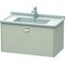 Duravit Waschtischunterbau BRIOSO Griff chrom 452x820x469mm taupe matt