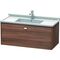 Duravit Waschtischunterbau BRIOSO Gri chrom 452x1020x469mm nussbaum natur