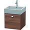 Duravit Waschtischunterbau BRIOSO Griff chrom 442x484x459mm nussbaum natur