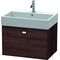 Duravit Waschtischunterbau BRIOSO Gri chrom 442x684x459mm kastanie dunkel