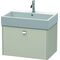 Duravit Waschtischunterbau BRIOSO Griff chrom 442x684x459mm taupe matt