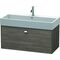 Duravit Waschtischunterbau BRIOSO Griff chrom 442x984x459mm pine terra