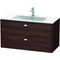 Duravit Waschtischunterbau BRIOSO Griffe chr 553x1020x479mm Kast. dunkel