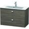 Duravit WT-Unterbau BRIOSO COMPACT Griffe chrom 553x820x389mm pine terra
