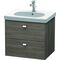 Duravit Waschtischunterbau BRIOSO Griffe chrom 563x620x469mm pine terra
