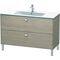 Duravit Waschtischunterbau BRIOSO Griffe chrom 683x1220x479mm pine silver
