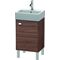 Duravit Waschtischunterbau BRIOSO 570x434x339mm Gri chr Ans re NB dunkel