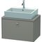 Duravit Konsolenunterschrank BRIOSO Gri Frontfarbe 442x720x480mm basalt matt