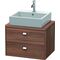 Duravit Konsolenunterschrank BRIOSO Griffe chr 442x620x480mm nussbaum natur