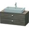 Duravit Konsolenunterschrank BRIOSO Griffe chrom 442x1020x480mm pine terra