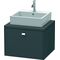 Duravit Konsolenunterschrank BRIOSO Griff chrom 442x620x550mm graphit matt