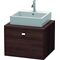 Duravit Konsolenunterschrank BRIOSO Gri chrom 442x620x550mm kastanie dunkel
