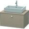 Duravit Konsolenunterschrank BRIOSO Griff chrom 442x820x550mm leinen