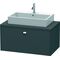 Duravit Konsolenunterschrank BRIOSO Griff chrom 442x920x550mm graphit matt