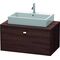 Duravit Konsolenunterschrank BRIOSO Gri chrom 442x920x550mm kastanie dunkel