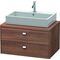 Duravit Konsolenunterschrank BRIOSO Griffe chr 442x820x550mm nussbaum natur