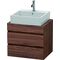 Duravit Konsolenunterschrank DURASTYLE 512x600x478mm nussbaum dunkel