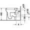 Duravit Stand-WC DURAPLUS SUDAN fl 360x465mm Abgang waagrecht pergamon