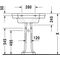 Duravit Waschtisch 1930 m ÜL HLB 3 Hahnlöcher 700x500mm weiß WG