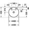 Duravit Einbauwaschtisch ARCHITEC o ÜL m HLB d= 400mm 1 Hahnloch weiß