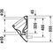 Duravit Urinal VERO 295x320mm Zul v hint ohne Fliege weiß WG