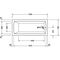 Duravit Rechteck-Badewanne DARO 1 Rückenschräge 1700x750mm weiß