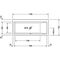 Duravit Rechteck-Badewanne VERO 1700x750mm, 1 Rückenschräge rechts weiß
