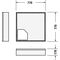 Duravit Wannenträger D-CODE für 720101, 800x800mm