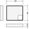 Duravit Wannenträger D-CODE für 720107, 1000x900mm