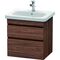 Duravit Waschtischunterbau DURASTYLE 448x580x610mm nussbaum dunkel
