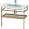 Duravit Handtuchhalter DURASTYLE 440x940mm, mit Ablage taupe/eiche massiv