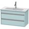 Duravit Waschtischunterbau KETHO COMPACT 480x800x385mm lichtblau matt