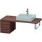 Duravit Konsolenunterschrank L-CUBE 400x320x547mm nussbaum dunkel