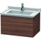 Duravit Waschtischunterbau L-CUBE 469x670x408mm nussbaum dunkel
