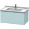 Duravit Waschtischunterbau L-CUBE 469x820x408mm lichtblau matt