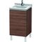 Duravit Waschtischunterbau L-CUBE 447x460x712mm Ans rechts nussbaum dunkel